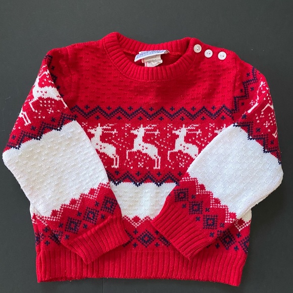 ABC Petit Jouet Holiday Toddler sweater, 24 Months, vintage - Picture 3 of 6